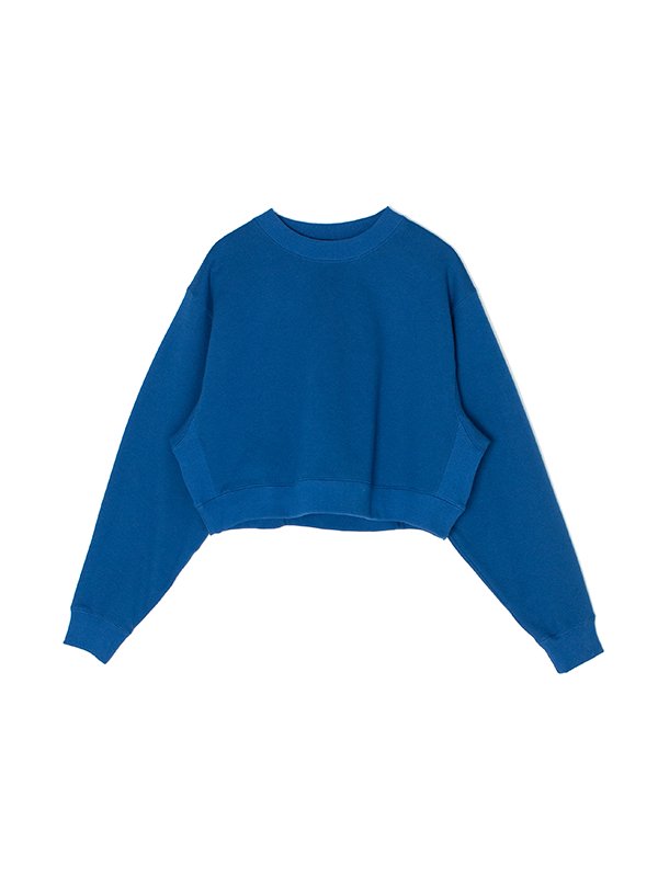 CROPPED SWEAT SHIRT-クロップドスウェットシャツ-HYKE（ハイク）通販| st company