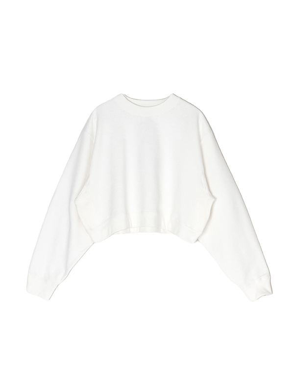 CROPPED SWEAT SHIRT-クロップドスウェットシャツ-HYKE（ハイク）通販| st company