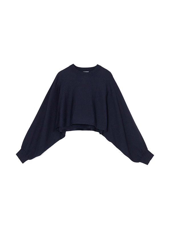 CREW NECK PONCHO SWEATER-クルーネックポンチョセーター-HYKE（ハイク ...