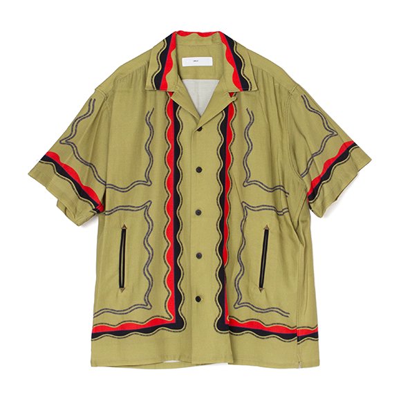 Panel print s/s shirt -パネルプリントショートスリーブシャツ-TOGA VIRILIS（トーガビリリース）通販| st  company