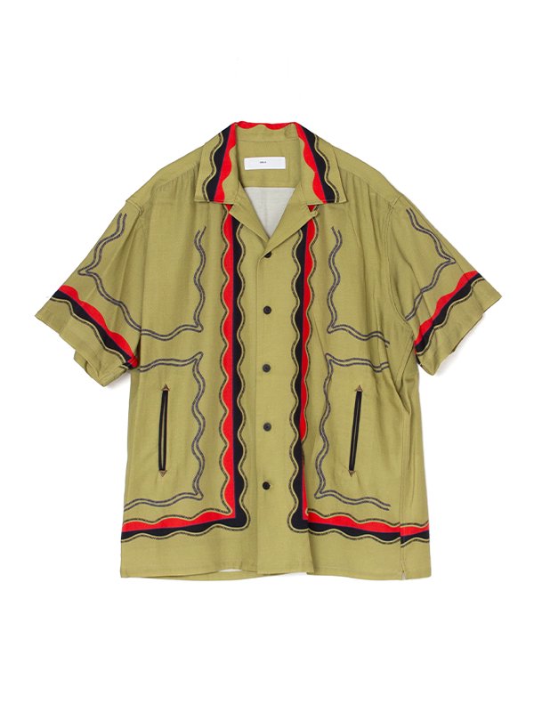 Panel print s/s shirt -パネルプリントショートスリーブシャツ-TOGA VIRILIS（トーガビリリース）通販| st  company