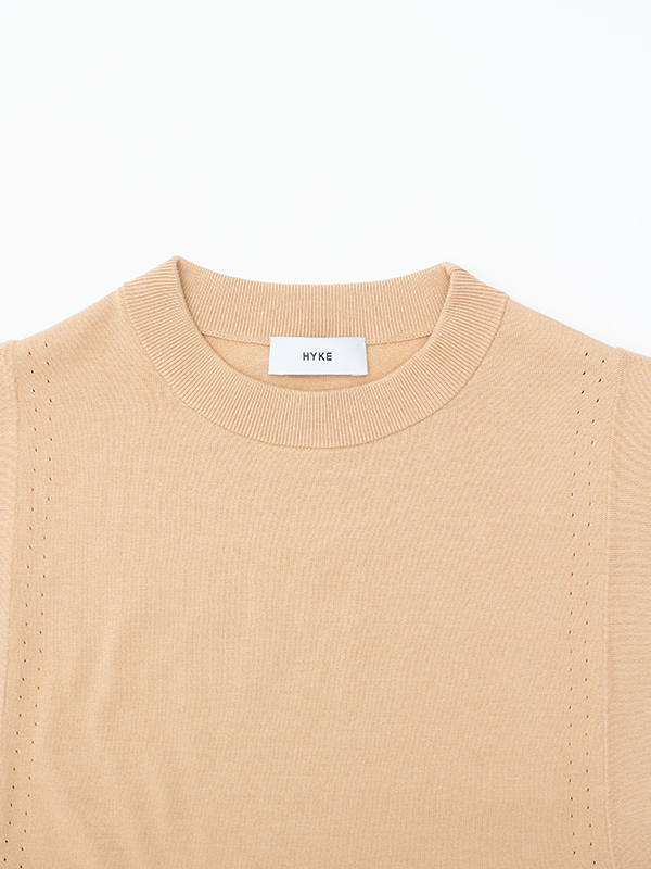 CROPPED TOP SWEATER-クロップドトップセーター-HYKE（ハイク）通販| st company