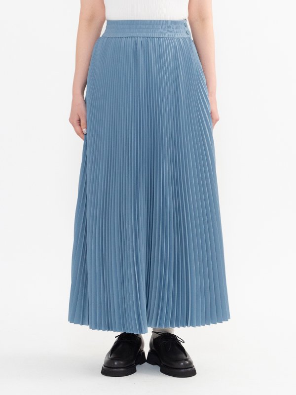 TAFFETA PLEATED SKIRT-タフタプリーツスカート-HYKE（ハイク）通販| st company