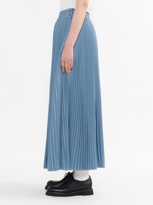 TAFFETA PLEATED SKIRT-タフタプリーツスカート-HYKE（ハイク）通販| st company