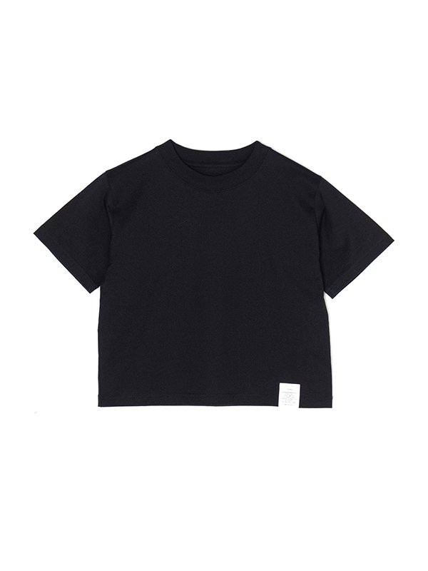 CROPPED SHORT-SLV TEE (5.6OZ)-クロップショートスリーブTEE-HYKE 