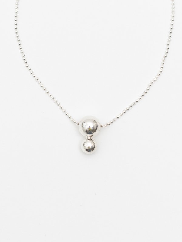 BALL CHAIN NECKLACE(SILVER)-ボールチェーンネックレス(シルバー