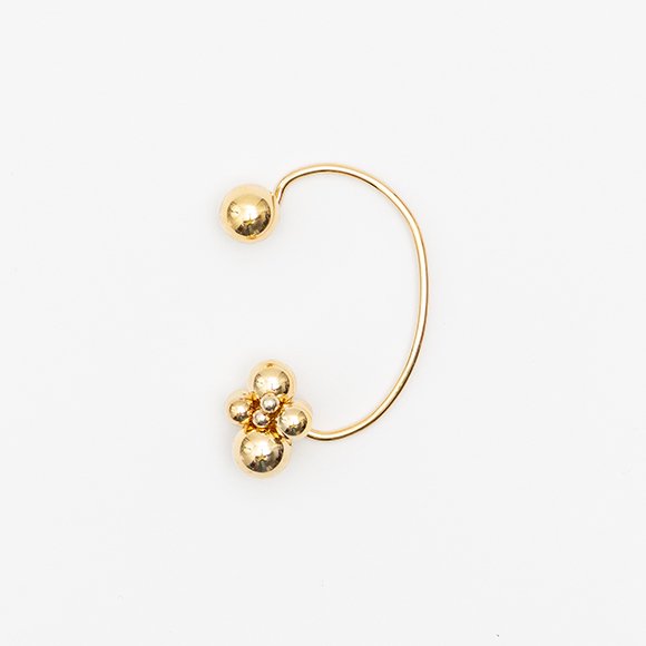 【HYKE】 Multi Ball Ear Cuff (GOLD)