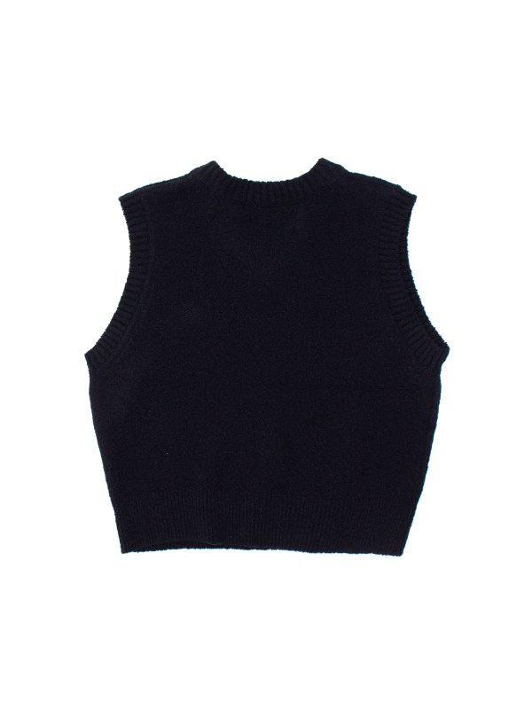 Loop yarn knit vest-ループヤーンニットベスト-PHEENY（フィーニー