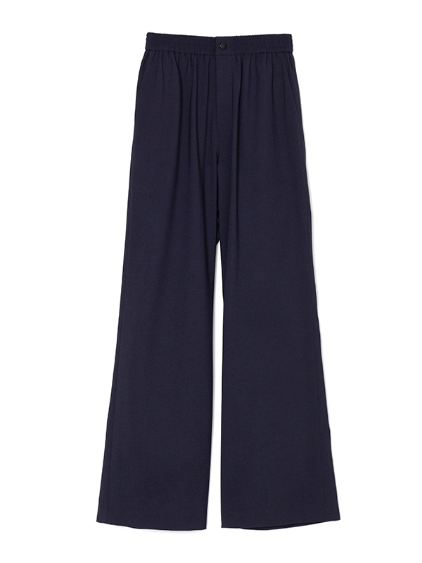 レディース23AW HYKE ハイクCUPRO CHECK WIDE LEG PANTS