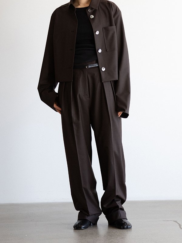 Strech wool slacks-ストレッチウールスラックス-Ernie Palo（アーニーパロ）通販| st company