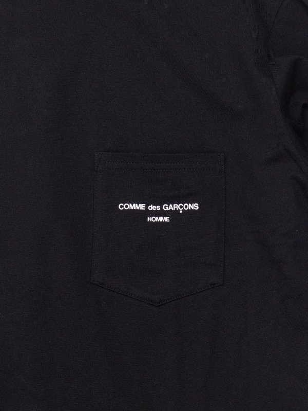 Logo print long sleeve T-shirt-ロゴプリントロングスリーブTシャツ-COMME des GARCONS  HOMME(コムデギャルソンオム)通販| st company