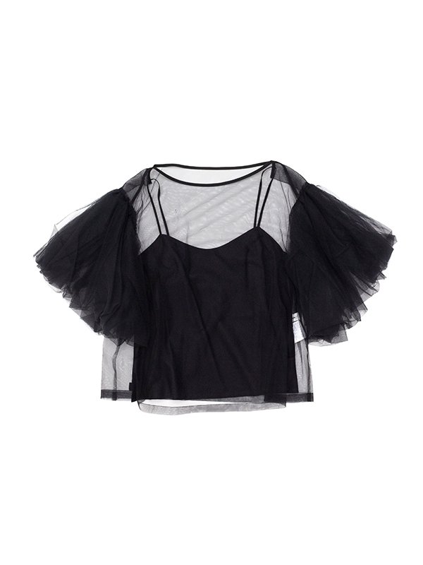 Tulle blouse-チュールブラウス-Chika Kisada（チカキサダ）通販| st company
