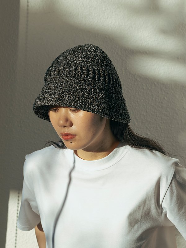 KIJIMA TAKAYUKI LINEN KNIT SAILOR HAT - yanbunh.com