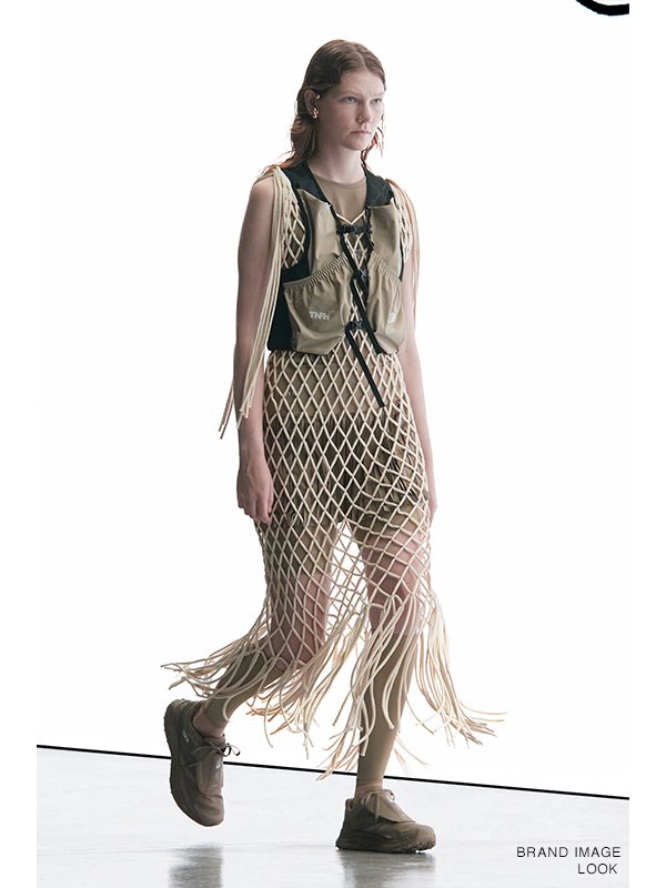 ROPE NET DRESS-ロープネットドレス-HYKE（ハイク）通販| st company