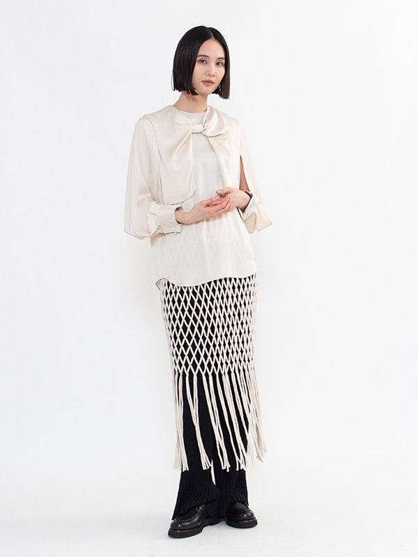 ROPE NET SKIRT-ロープネットスカート-HYKE（ハイク）通販| st company