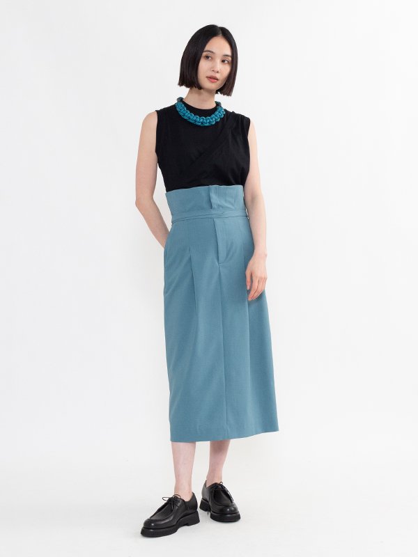 WEATHER HIGHT-WAISTED SKIRT-ウェザーハイウエストスカート-HYKE ...