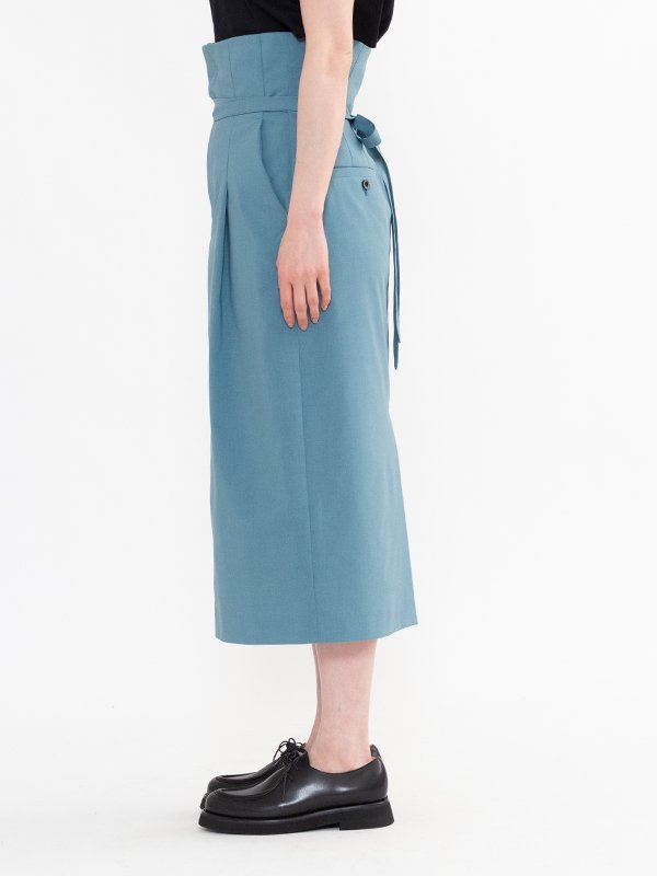 WEATHER HIGHT-WAISTED SKIRT-ウェザーハイウエストスカート-HYKE（ハイク）通販| st company