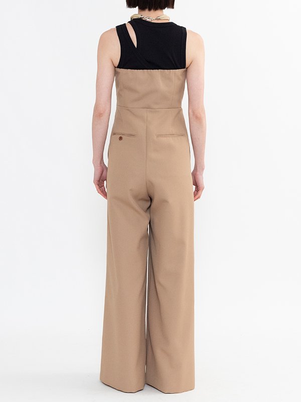 DOESKIN STRAPLESS JUMPSUIT-ドスキンストラップレスジャンプスーツ-HYKE（ハイク）通販| st company