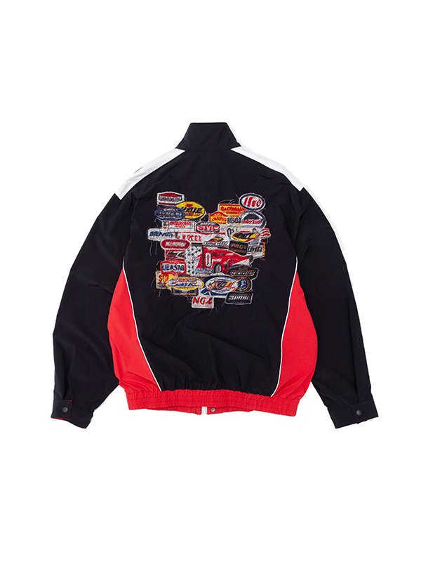 A.I. PATCHES EMBRIDERY TRACK JACKET-AIパッチエンブロイダリー 