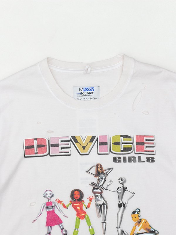 DOUBLET X PZ TODAY ”DEVICE GIRLS”-T-SHIRT ダブレット×PZTODAY”DEVICE  GIRLS”Tシャツ-doublet（ダブレット）通販| st company