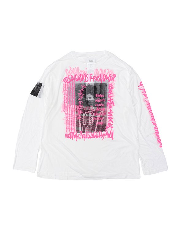 SEE-THROUGH PRINT LONG SLEEVE T-SHIRT-シースループリントロングTシャツ-doublet（ダブレット）通販| st  company