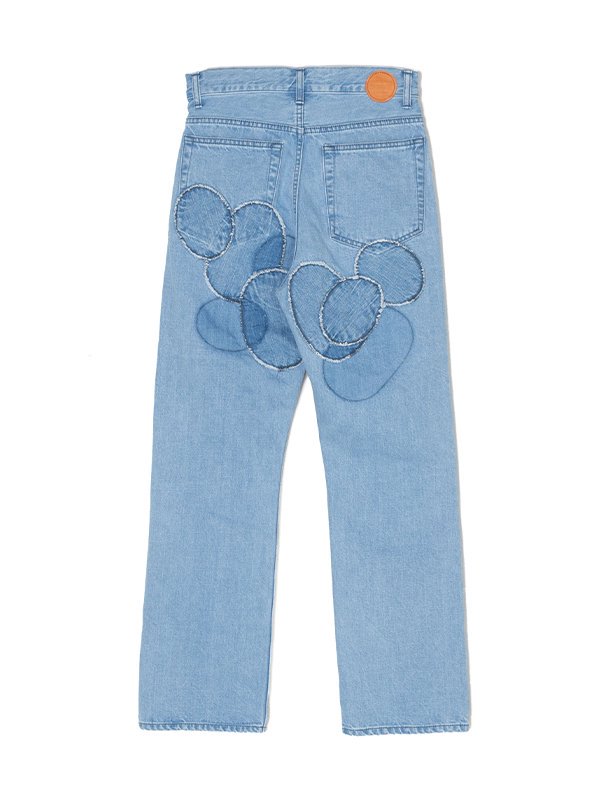 Scaled patchwork jeans-スケールパッチワークジーンズ-COSMIC WONDER（コズミックワンダー）通販| st company