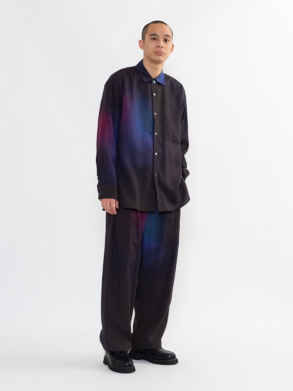 OVERSIZED TENCEL LS SHIRT-オーバーサイズテンセルロングスリーブ ...