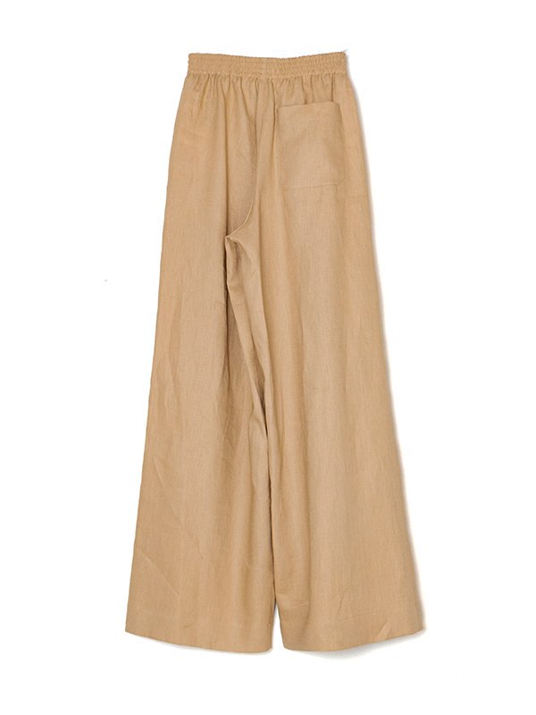 LINEN WIDE LEG PANTS-リネンワイドレッグパンツ-HYKE（ハイク）通販| st company