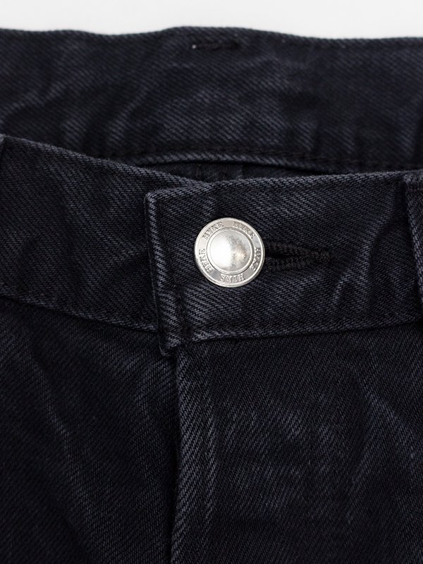 TWILL WIDE LEG JEANS-ツイルワイドレッグジーンズ-HYKE（ハイク