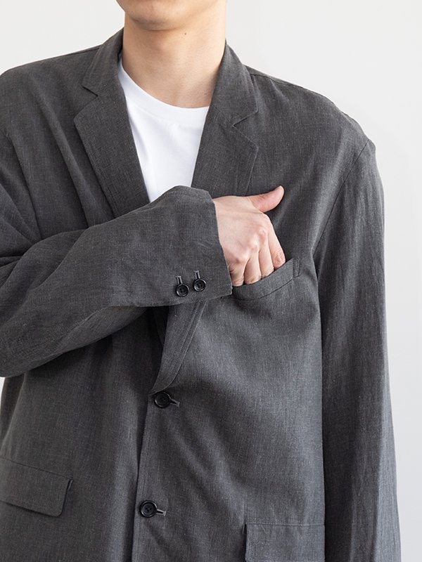 Linen Cupro Jacket-リネンキュプラジャケット-Graphpaper（グラフ ...