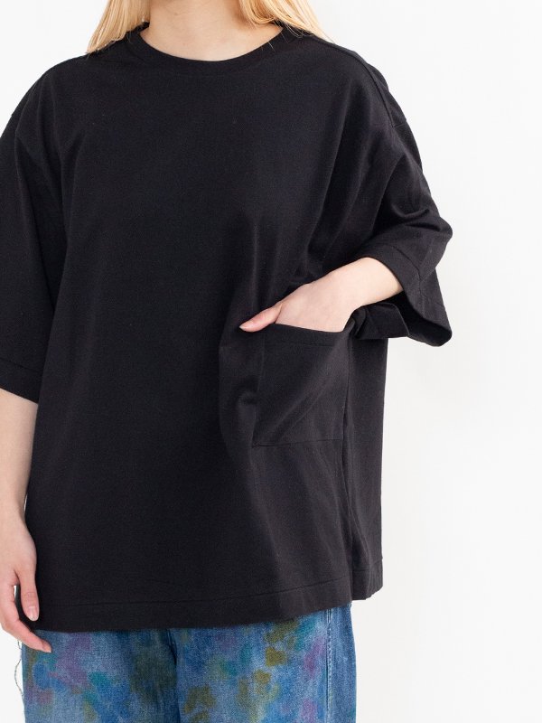 トップス tbs FREAK'S STORE/バルーンスリーブ スクエアネック ボーダーT