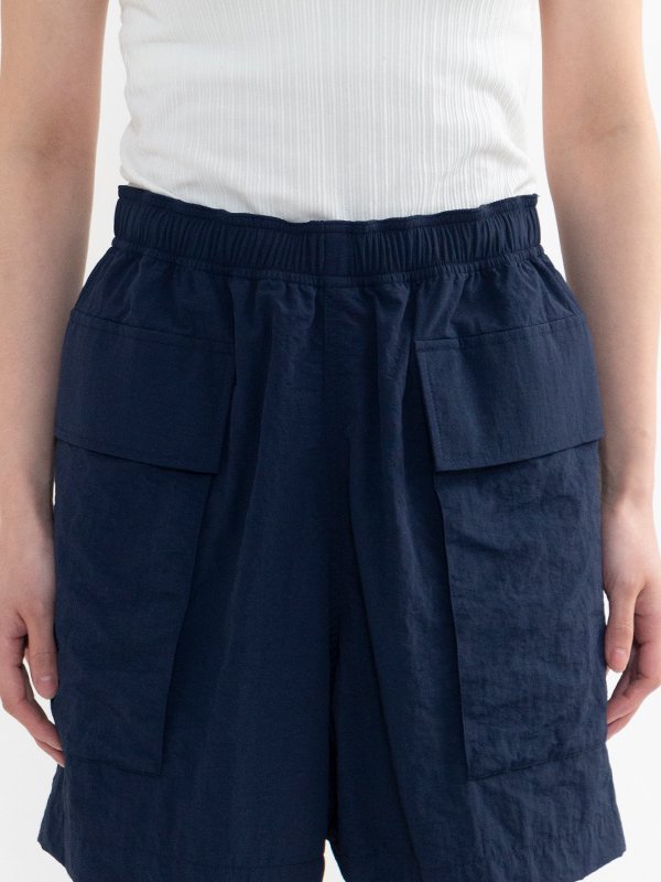 Nylon taffeta short pants-ナイロンタフタショートパンツ-PHEENY 