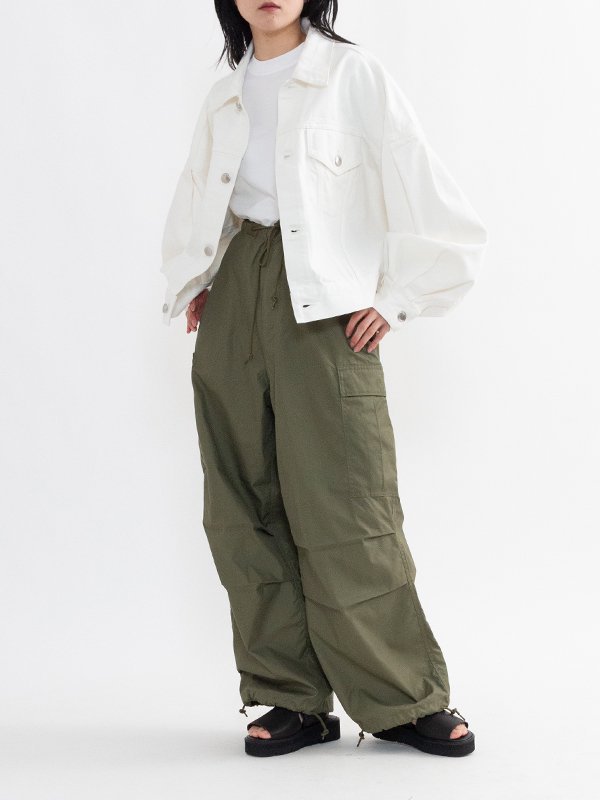 BALLOON SLEEVE TWILL JACKET/TYPE3-バルーンスリーブツウィルジャケット-HYKE（ハイク）通販| st company