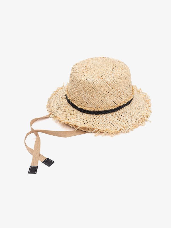 Raffia＆papper bucket hat-ラフィアペーパーバケットハット-KIJIMA