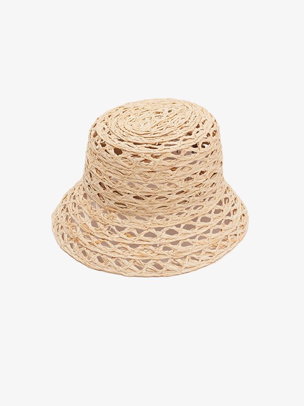 Raffia & paper bucket hat-ラフィアアンドペーパーバケットハット-KIJIMA TAKAYUKI（キジマタカユキ）通販|  stcompany