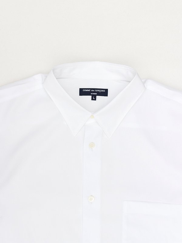 Cotton broad sleeve short sleeve shirt-コットンブロードスリーブショートスリーブシャツ-COMME des  GARCONS HOMME(コムデギャルソンオム)通販| st company