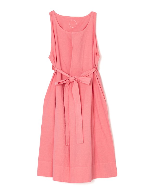 Cotton linen weather cloth big tank top day dress-コットン Cotton linen weather cloth big tank top day dress-コットン