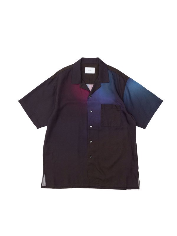 OVERSIZED TECEL OPEN COLLAR SS SHIRT-オーバーサイズテンセル ...