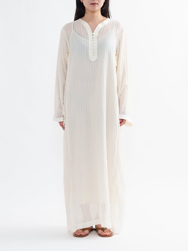 上質で快適 Lame Stripe Onepiece-ラメストライプワンピース-nowos ワンピース