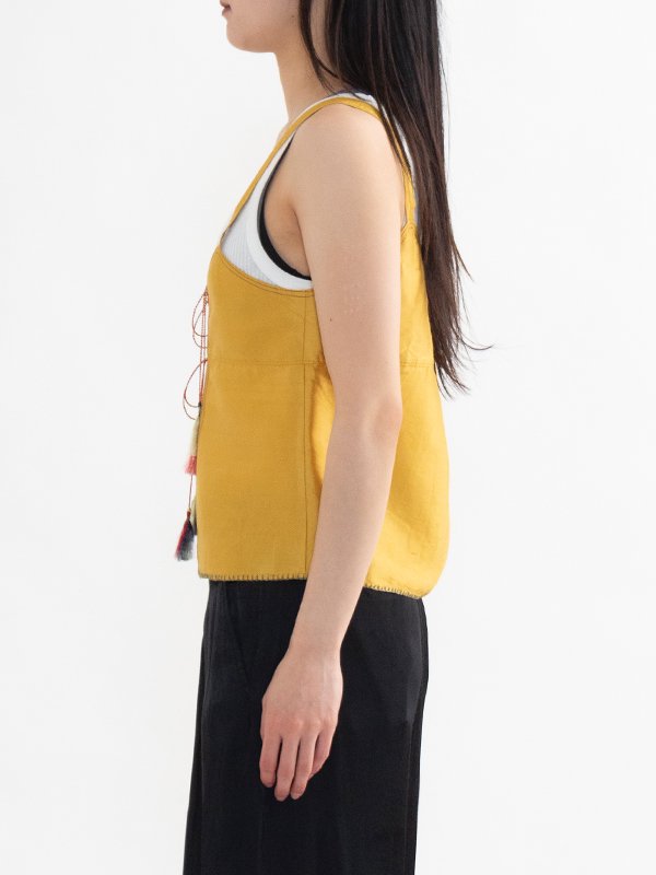 nowos/SILK CAMISOLE(YELLOWGOLD)