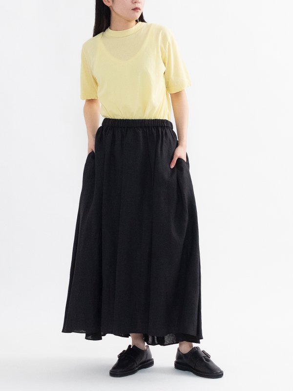Gatherd skirt-ギャザースカート-ATON（エイトン）通販| st company