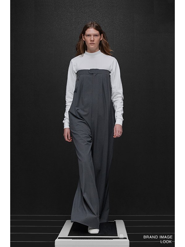 MOCKNECK LONG-SLV TEE-モックネックロングスリーブTシャツ-HYKE