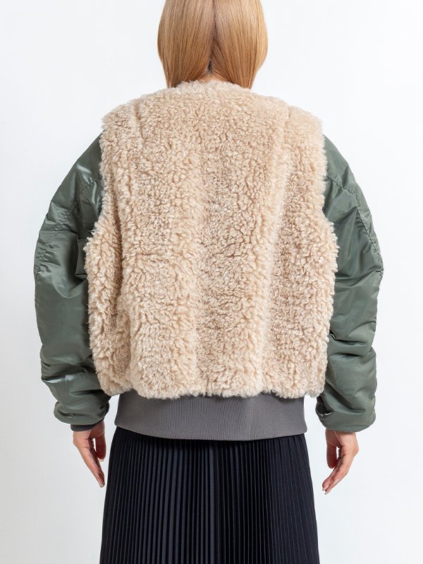 FAUX SHEARLING TYPE MA-1-フォーシャーリングタイプMA-1-HYKE（ハイク）通販| st company