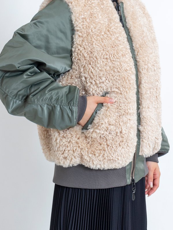 FAUX SHEARLING TYPE MA-1-フォーシャーリングタイプMA-1-HYKE（ハイク）通販| st company