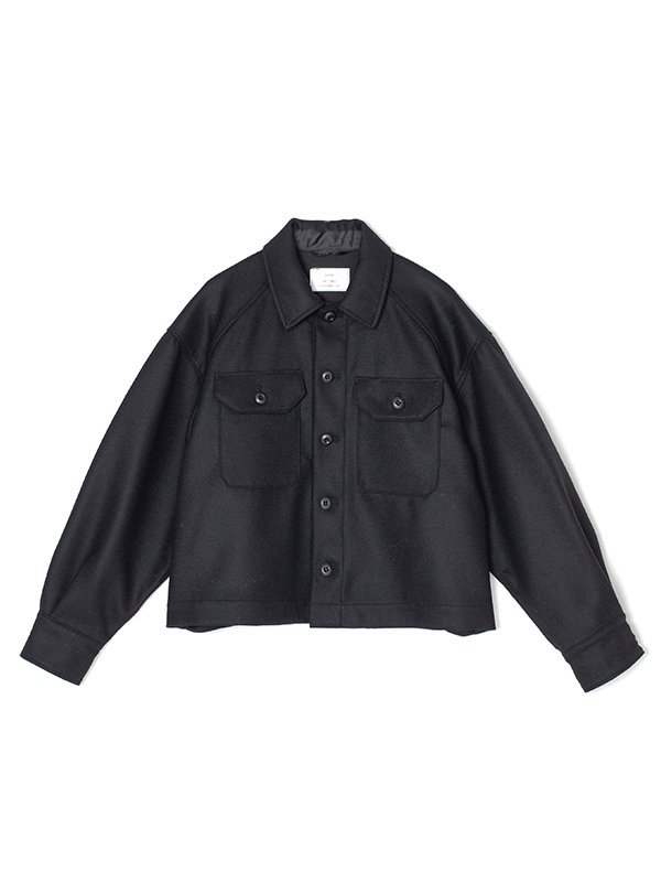 WOOL SHIRT JACKET-ウールシャツジャケット-HYKE（ハイク）通販| st company