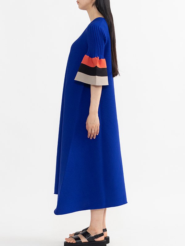 POTTERY SHORT BELL SLEEVE FLARE  DRESS-ポタリーショートベルスリーブフレアドレス-CFCL（シーエフシーエル）通販| st company