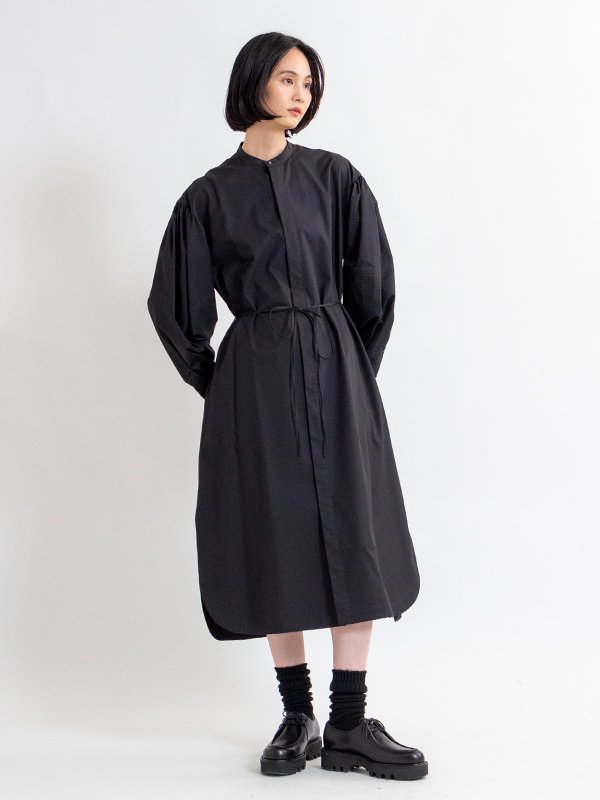 T/C BALLOON SLEEVE DRESS-T/Cバルーンスリーブドレス-HYKE（ハイク）通販| st company