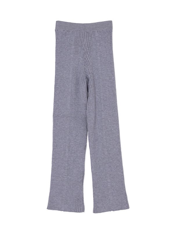 WIDE RIBBED SWEATER PANTS-ワイドリブスウェットパンツ-HYKE（ハイク）通販| st company