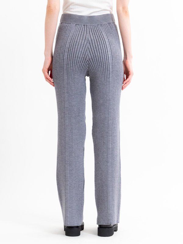 WIDE RIBBED SWEATER PANTS-ワイドリブスウェットパンツ-HYKE WIDE RIBBED SWEATER PANTS-ワイドリブスウェットパンツ-HYKE