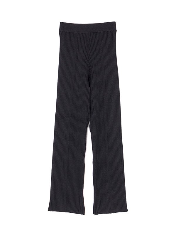 WIDE RIBBED SWEATER PANTS-ワイドリブスウェットパンツ-HYKE（ハイク）通販| st company